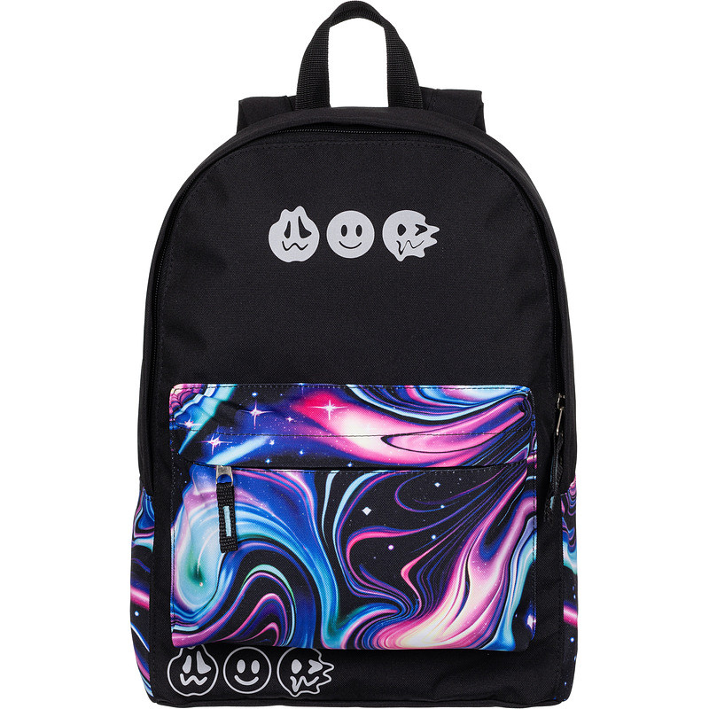 

Рюкзак школьный Комус Класс Shape illusion one черный