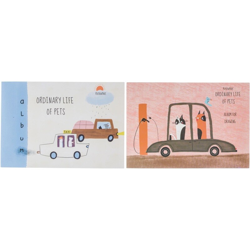 

Альбом для рисования Kroyter Аnimals А4 30 листов