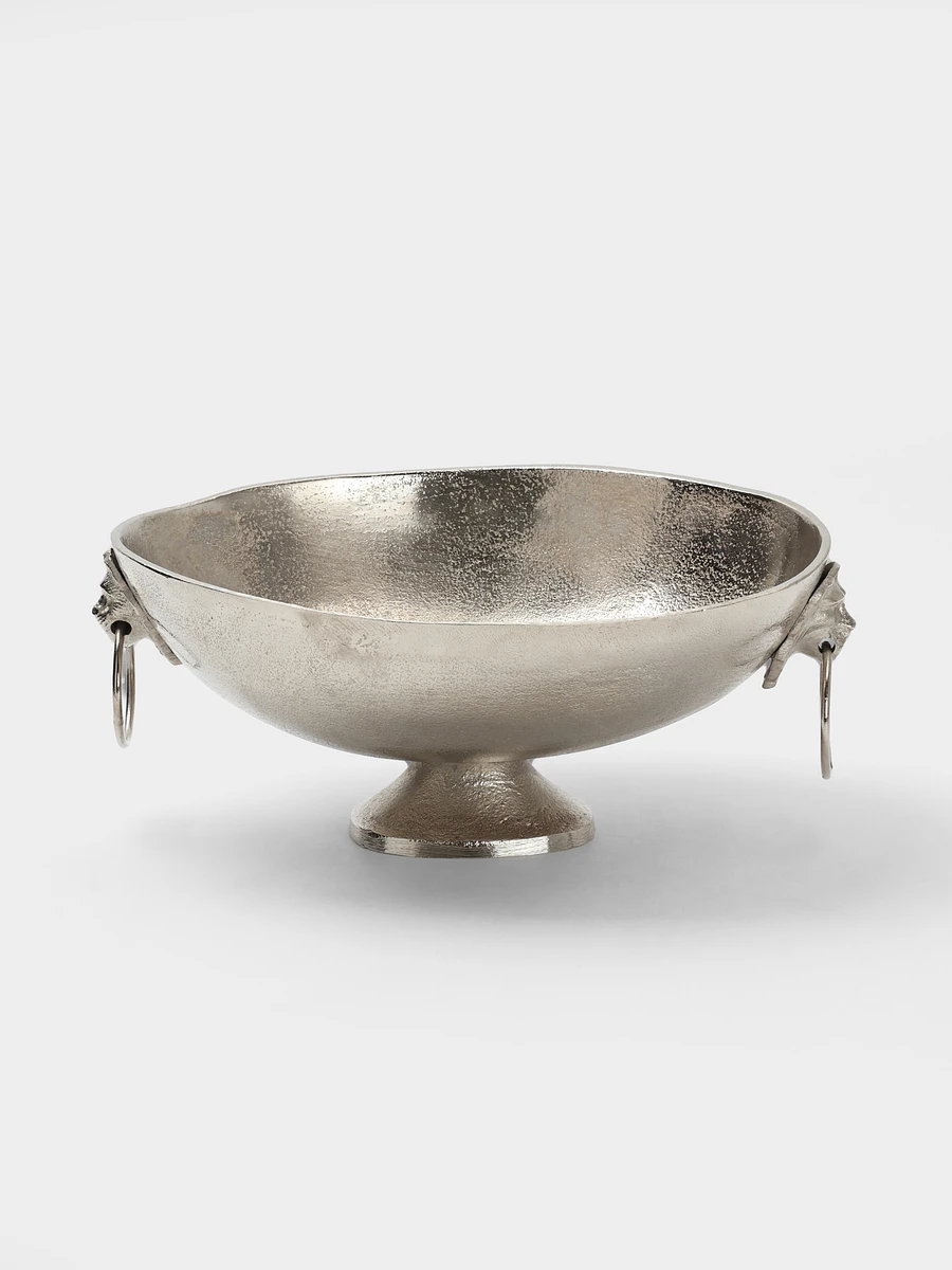 

Салатник на ножке, Серебристый