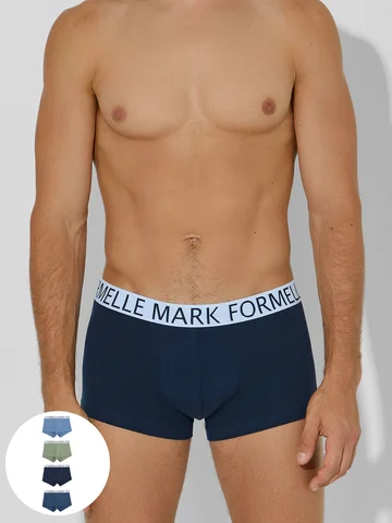 Трусы боксеры мужские в наборе, 4 шт