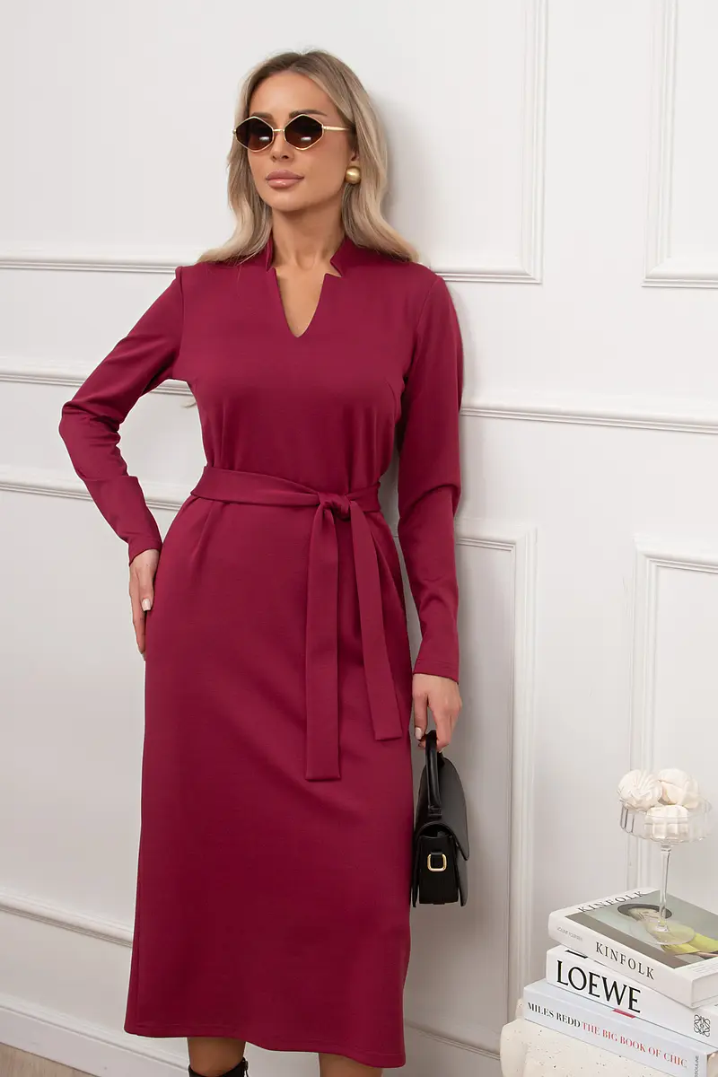 

Платье, Бордовый;ягодный