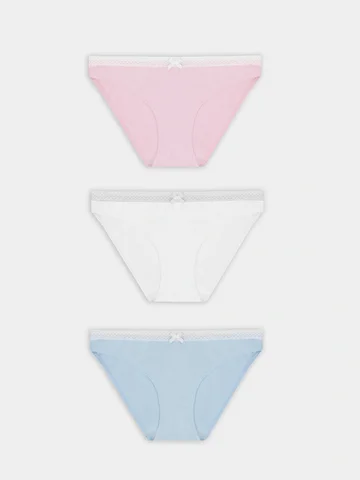 Трусы для девочек в наборе, 3 шт