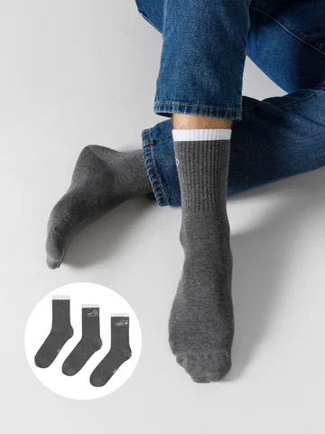 Носки мужские в наборе, 3 пары