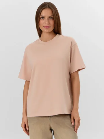 Футболка женская бежевая