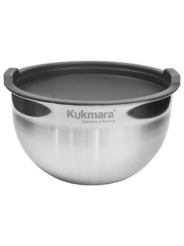 Миска 2,1л 18см пластиковая крышка