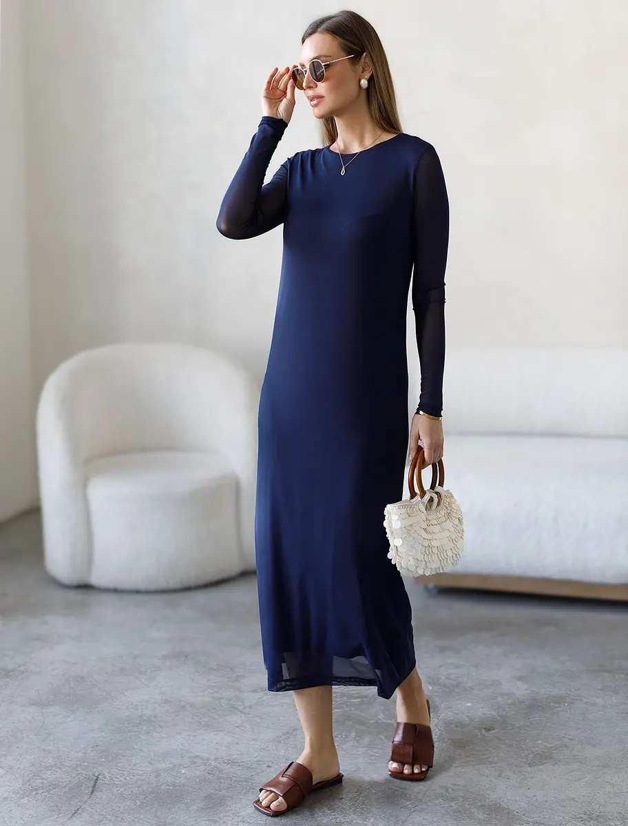 

Платье, Синий;темно-синий