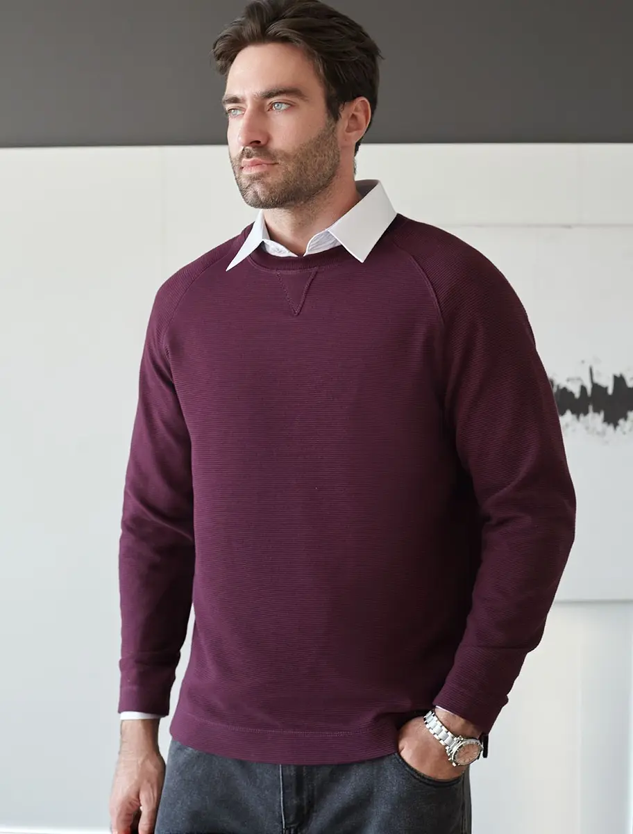 

Джемпер, Фиолетовый;бургунди