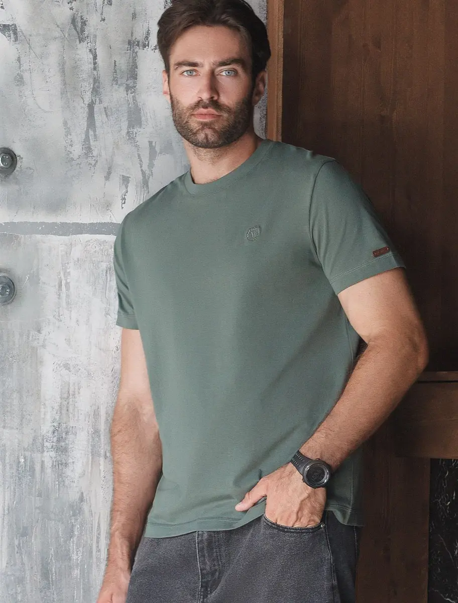 

Футболка, Зеленый;т.оливковый