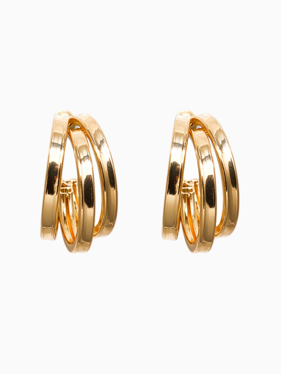 

Серьги металл, Золотистый