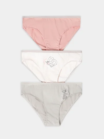 Трусы для девочек в наборе, 3 шт