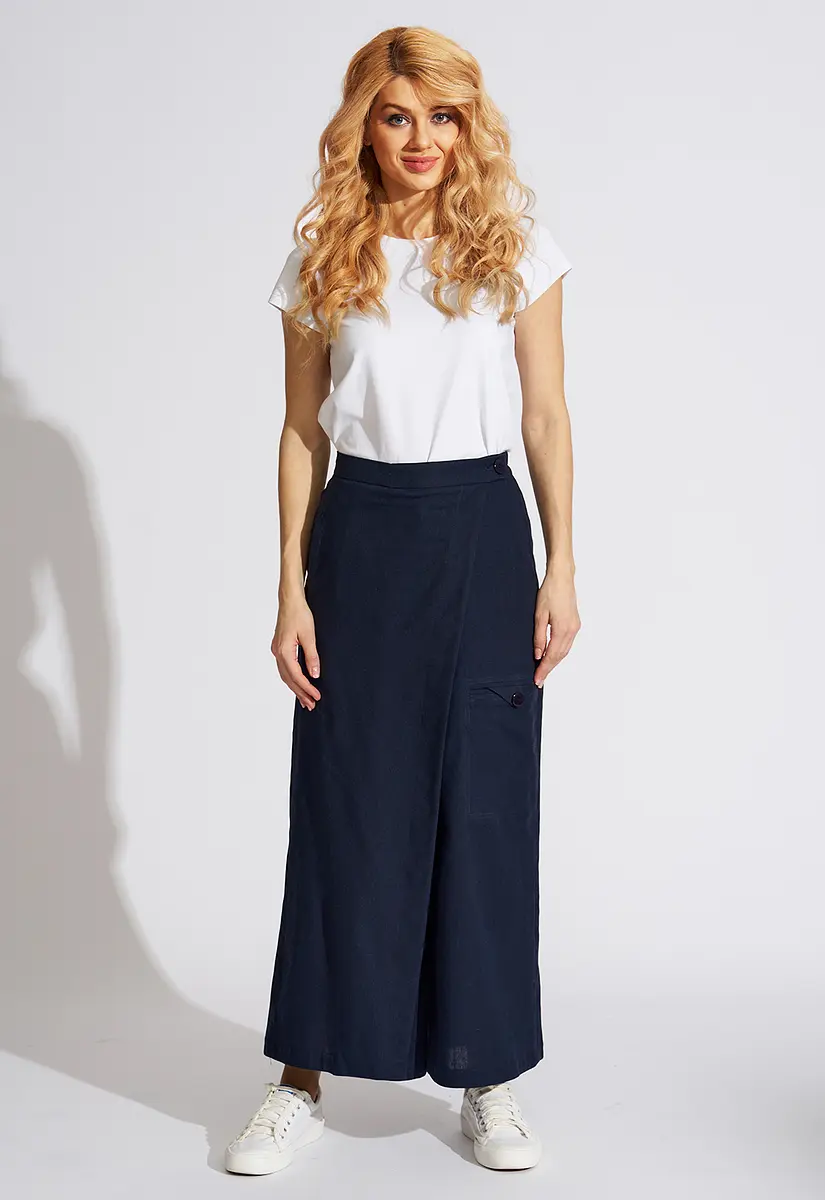 

Юбка брюки, Синий;темно-синий