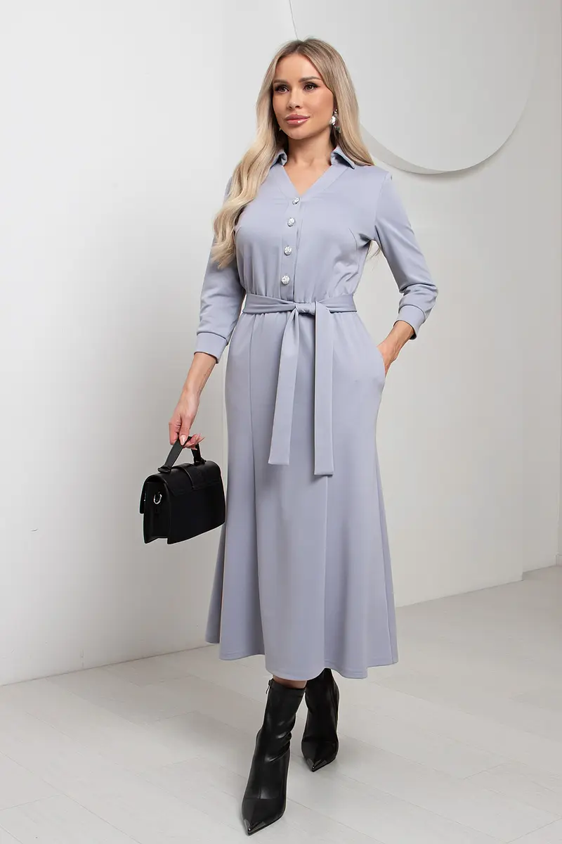 

Платье, Серый;серо-голубой