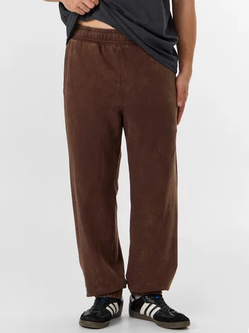 Брюки мужские коричневые с обработкой эй