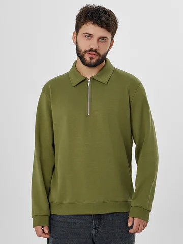 Свитшот мужской оливковый