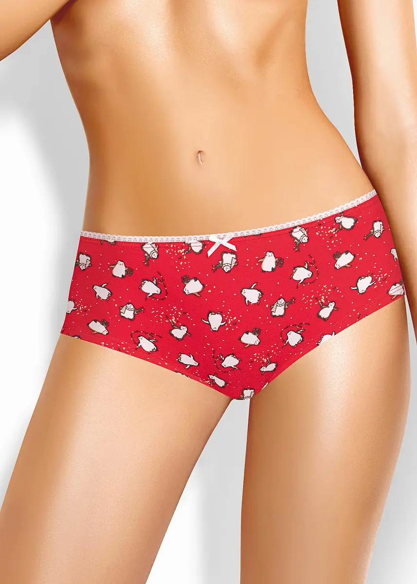 

Трусы, Красный;красный/молочный