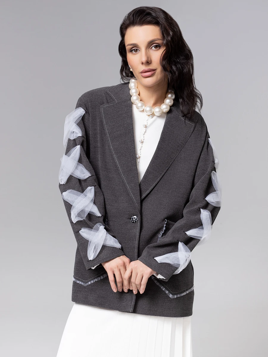 

Жакет, Серый