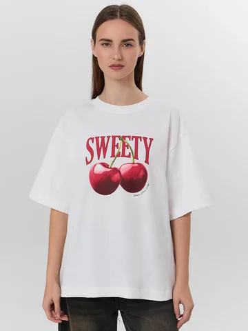 Футболка женская белая с надписью