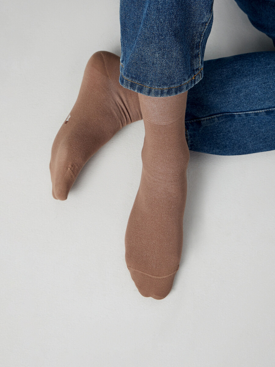 

Носки мужские, Бежевый;карамель