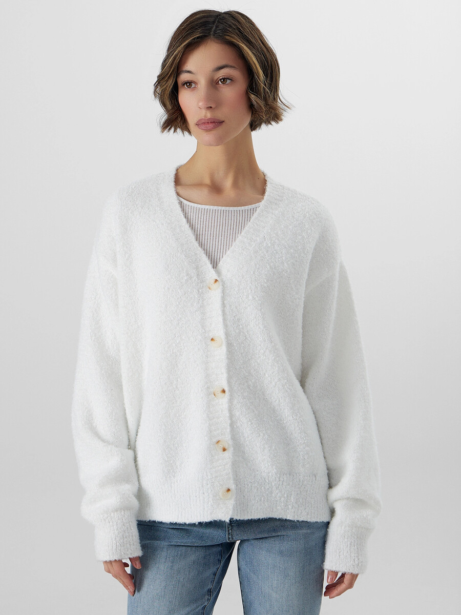 

Кардиган женский молочный, Белый;молочный