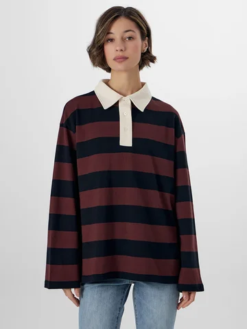 Поло женское в полоску