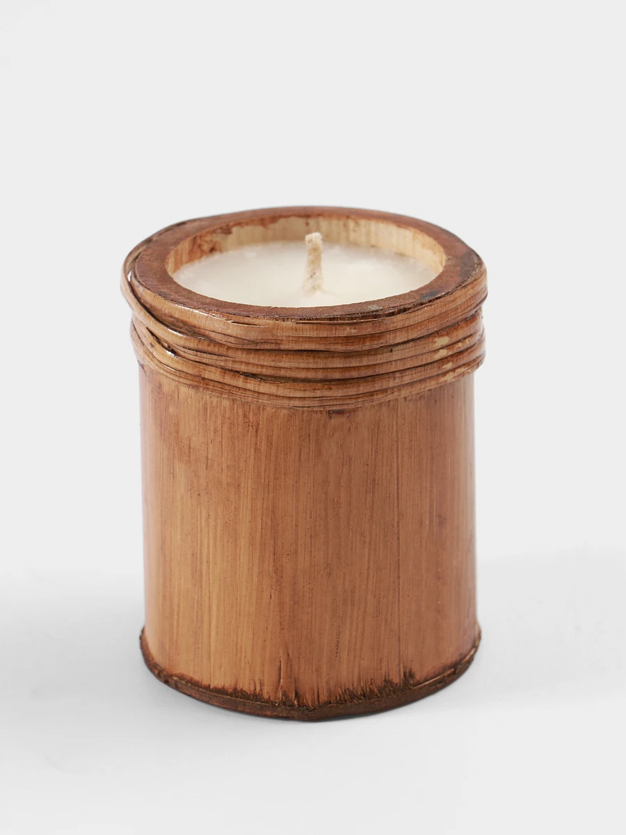 

Свеча ароматизированная в бамбуке, Бежевый