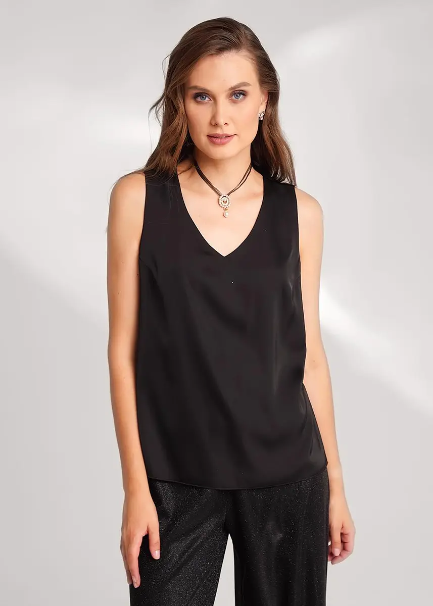 

Блузка рубашка, Черный