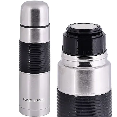 

Термос 0,5 л из, Серебристый;черный