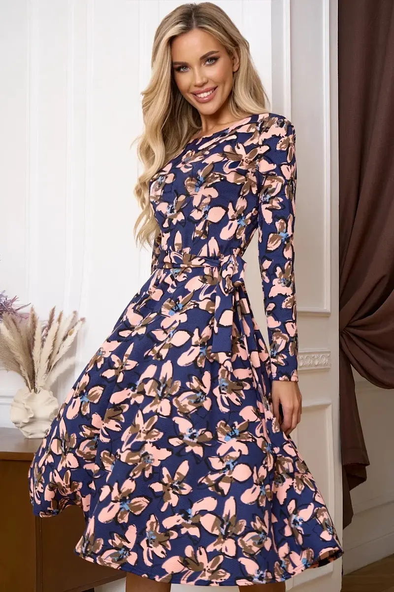 

Платье, Синий;синий/голубой