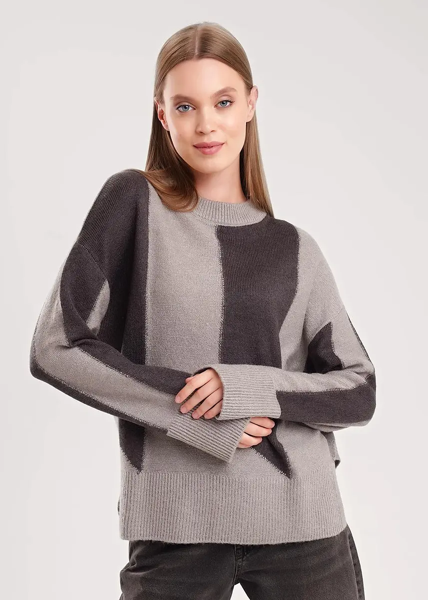 

Джемпер, Серый;серый/т.серый