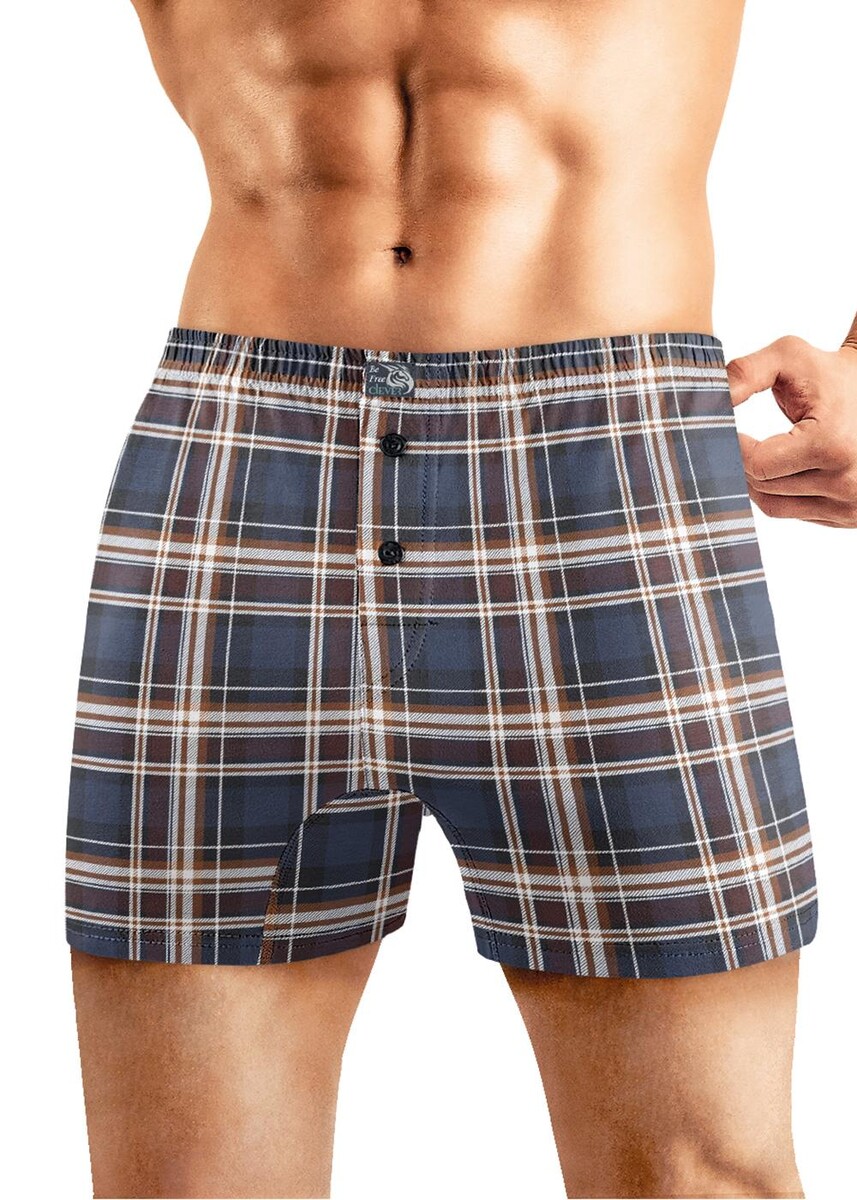 

Трусы, Синий;т.синий/коричневый