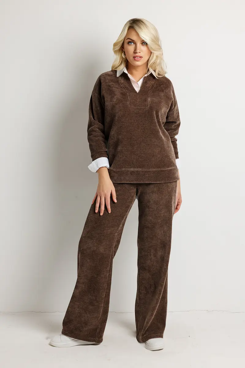 

Блузка, Коричневый;мокко