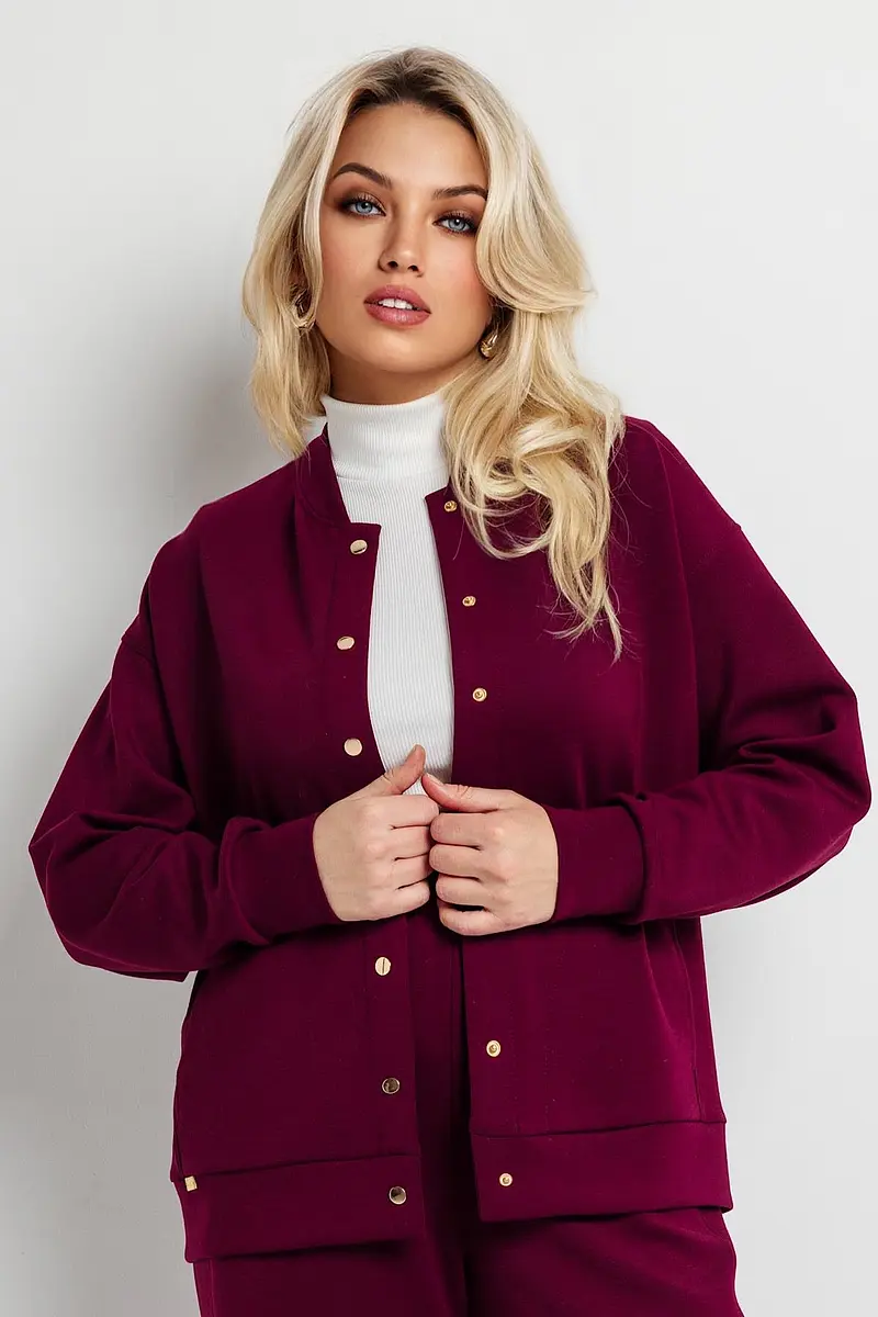 

Жакет, Бордовый