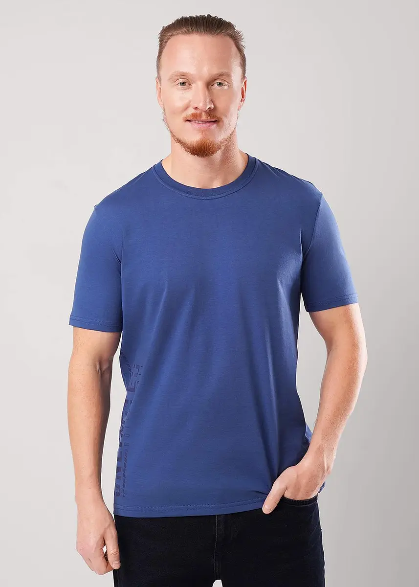 

Футболка, Синий;джинсовый