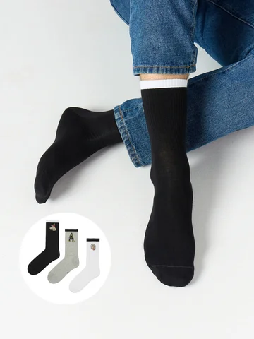 Носки мужские в наборе, 3 пары