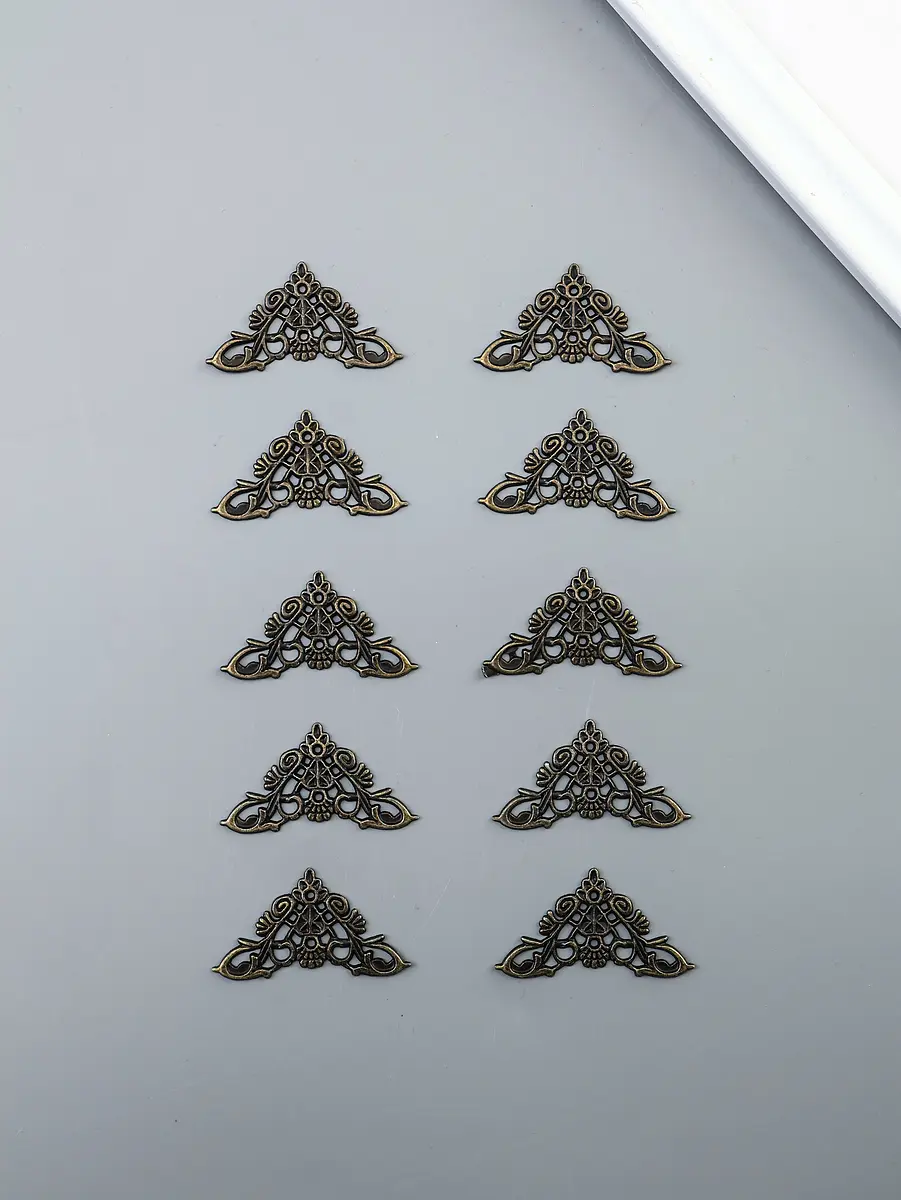 

Уголок декоративный для шкатулки, ключницы, Бронзовый