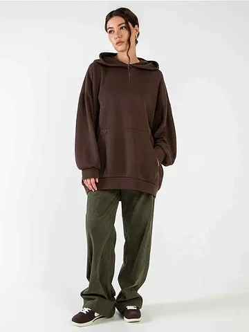 Вязанный худи вязанного