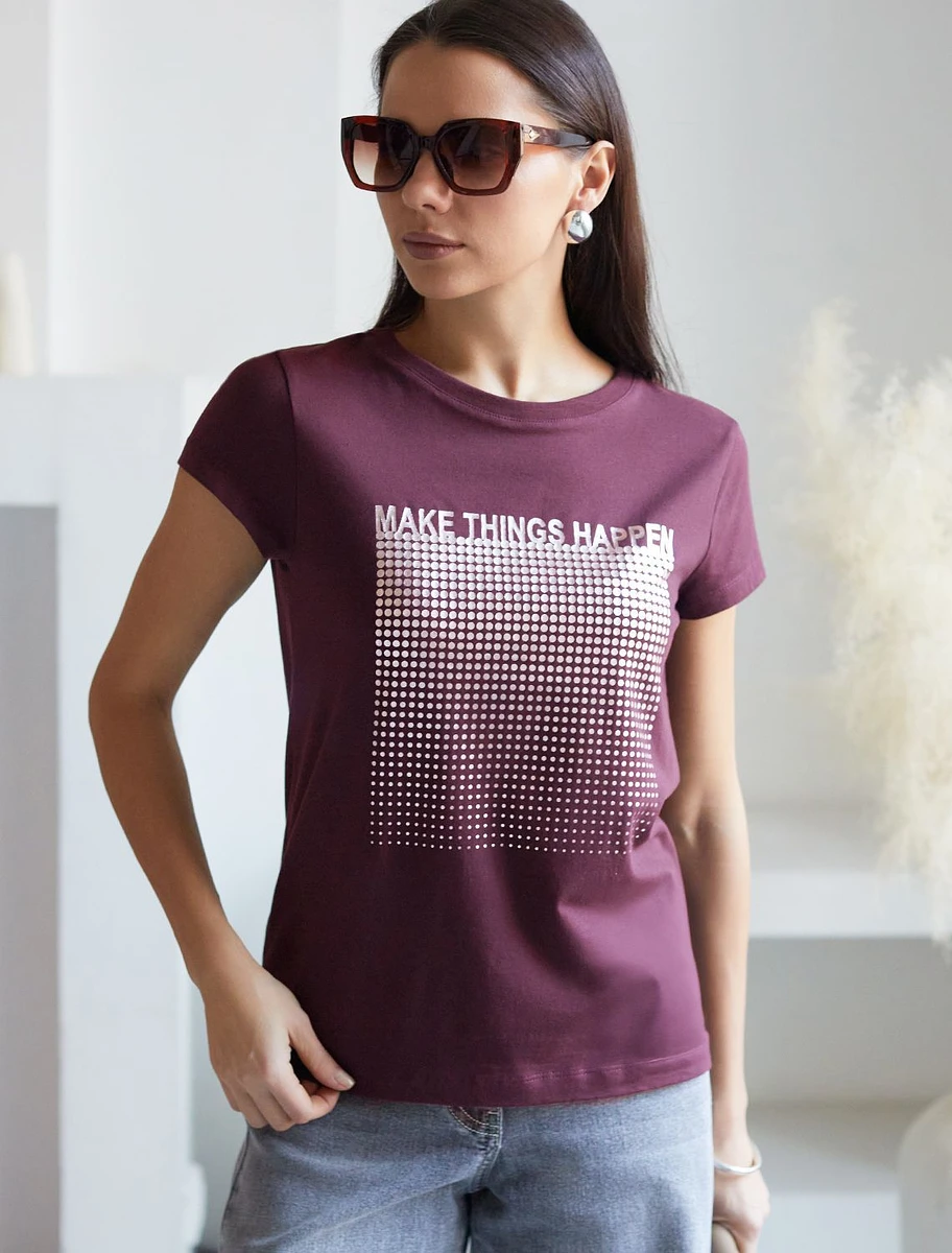 

Футболка, Фиолетовый;бургунди_things