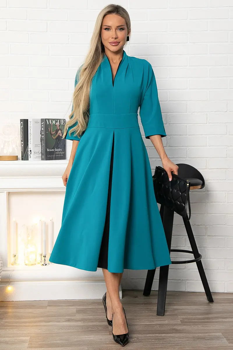 

Платье вечернее, Бирюзовый