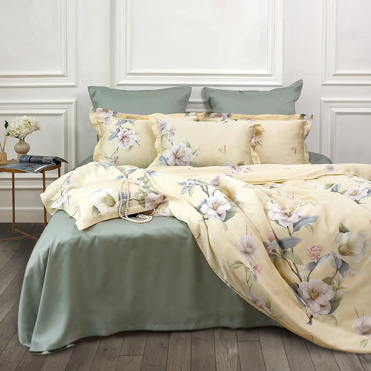 

Постельное белье 2-х сп (2 нав. 50х70), Бежевый