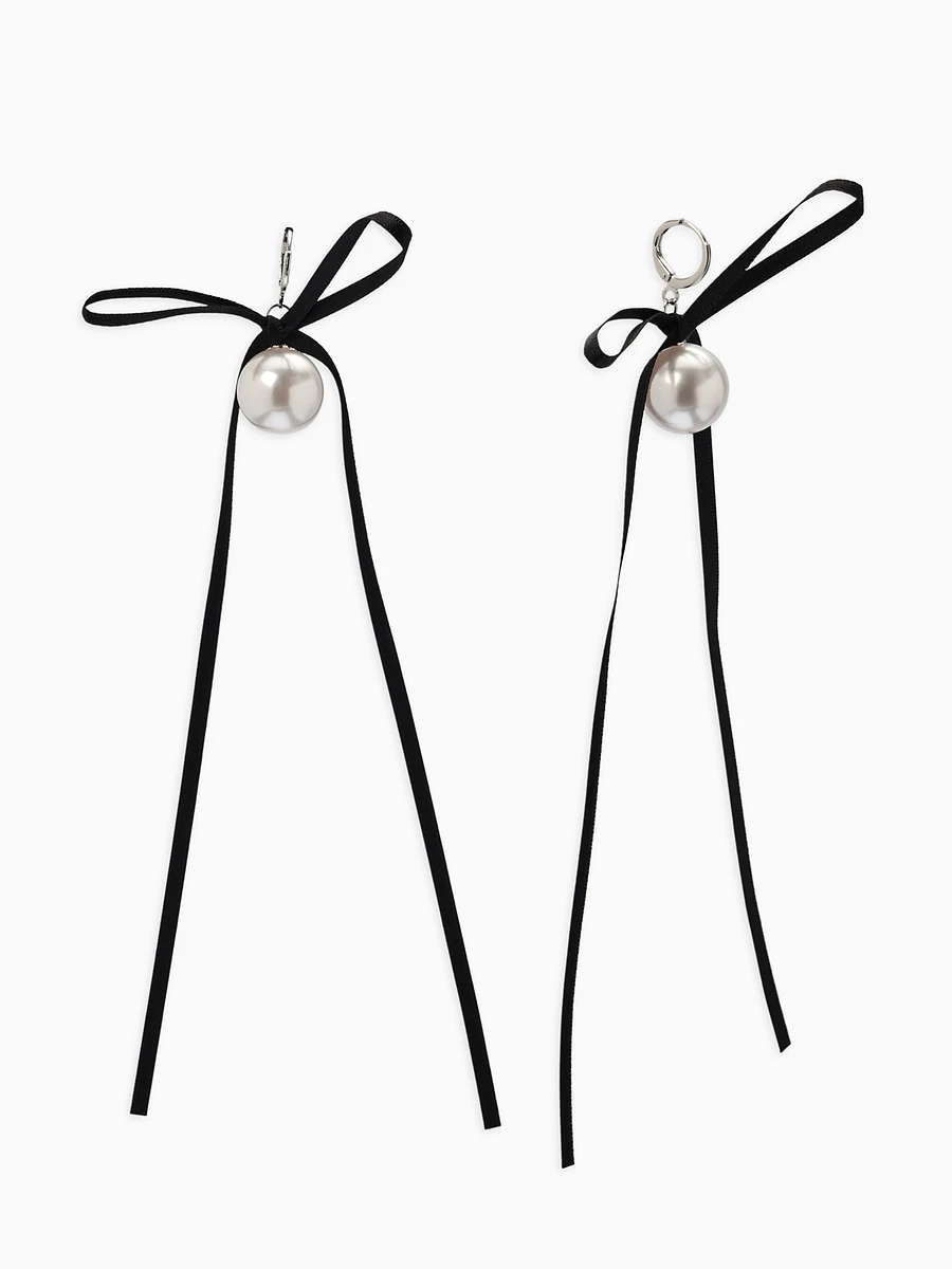 

Серьги, Черный;белый