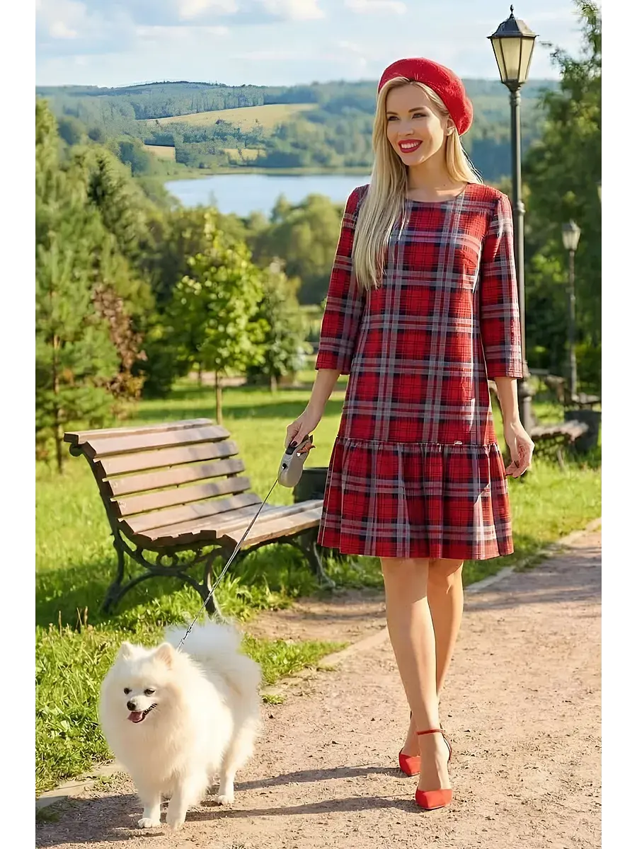 

Платье, Красный