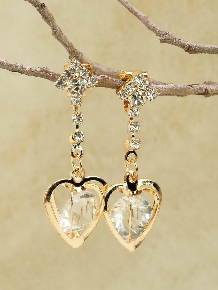 

Серьги клипсы для ушей qf, Белый