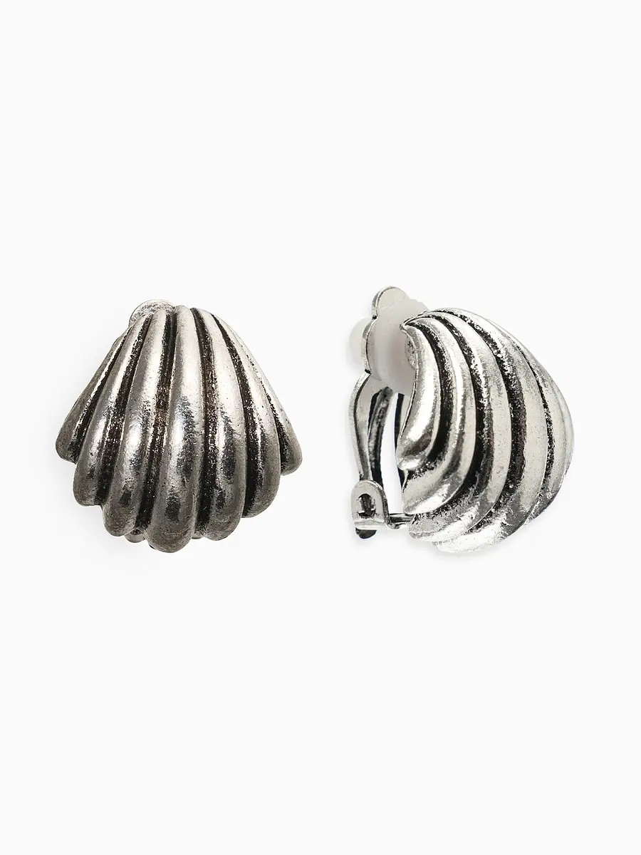 

Серьги клипсы для ушей qf, Серебристый