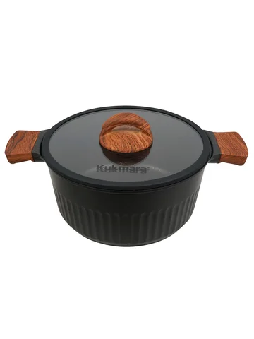 Кастрюля литая 5,2л стеклянная крышка