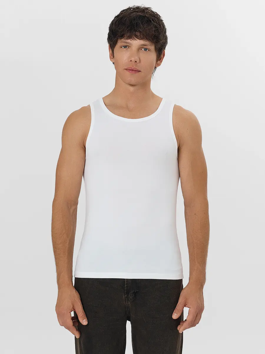 

Майка мужская, Белый