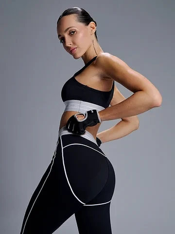 Легинсы спортивные женские черные