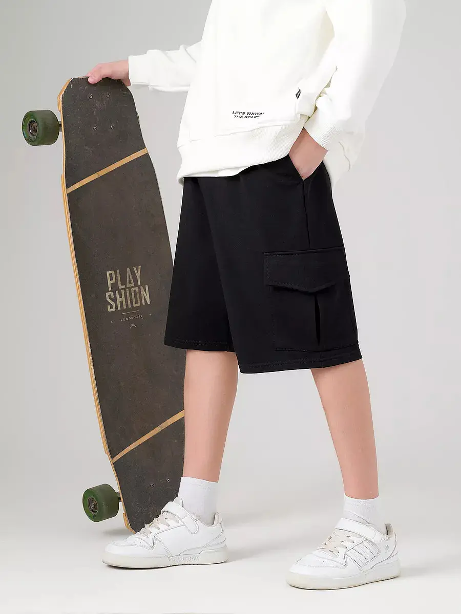 

Шорты спортивные подростковые, Черный