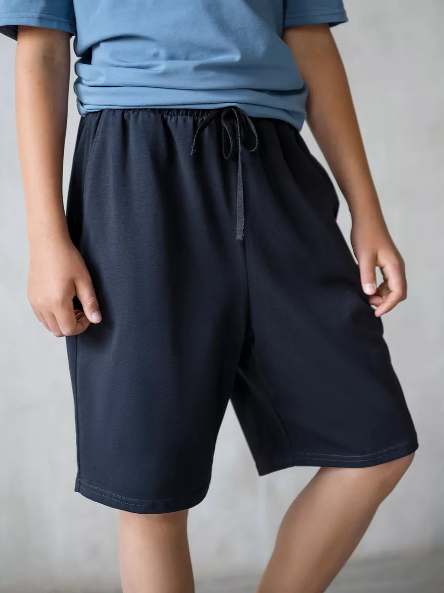 

Шорты спортивные подростковые летние, Синий