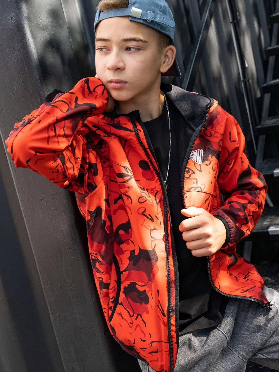 

Куртка демисезонная мембранная, Красный