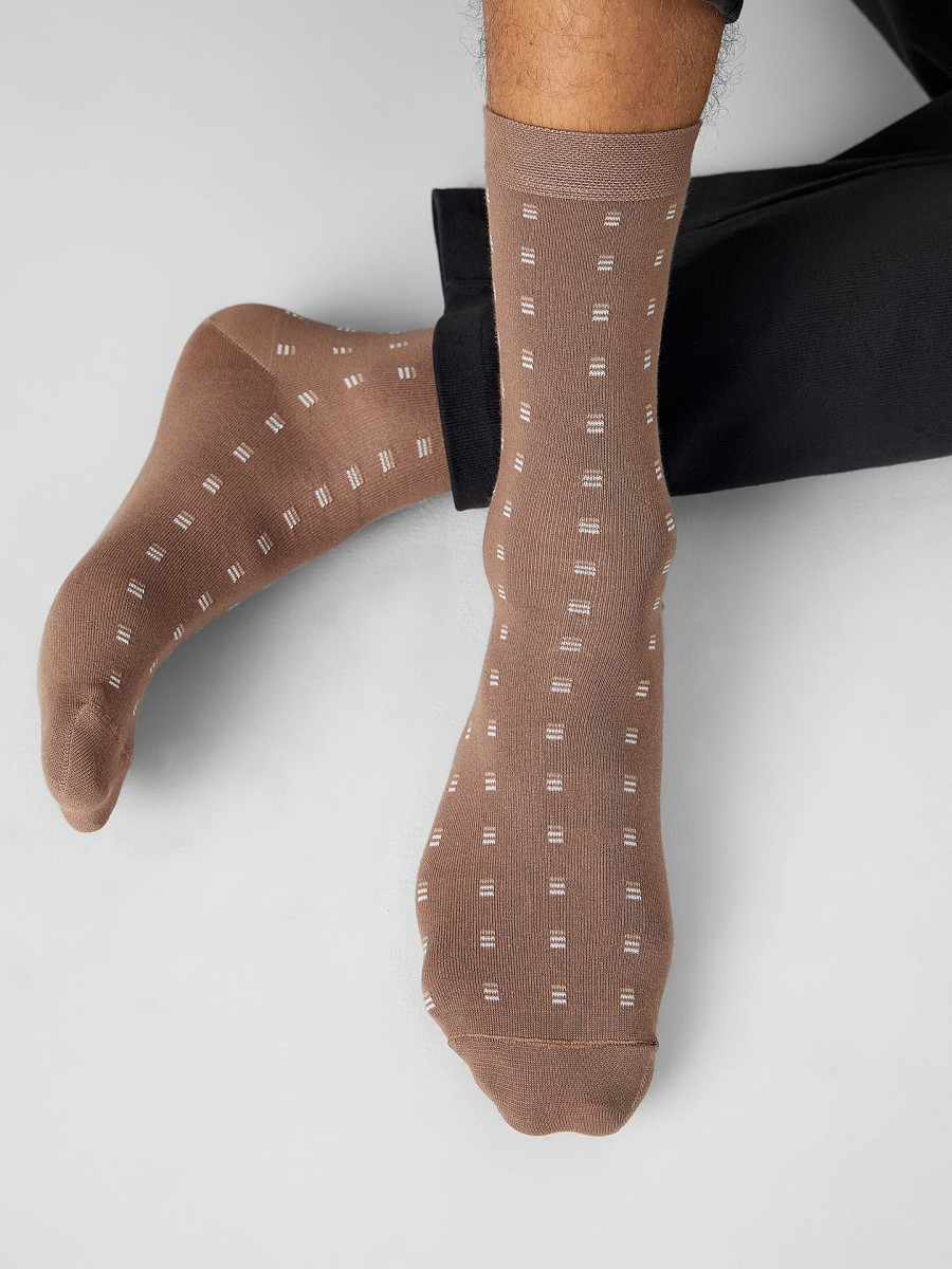 

Носки мужские, Коричневый;карамель